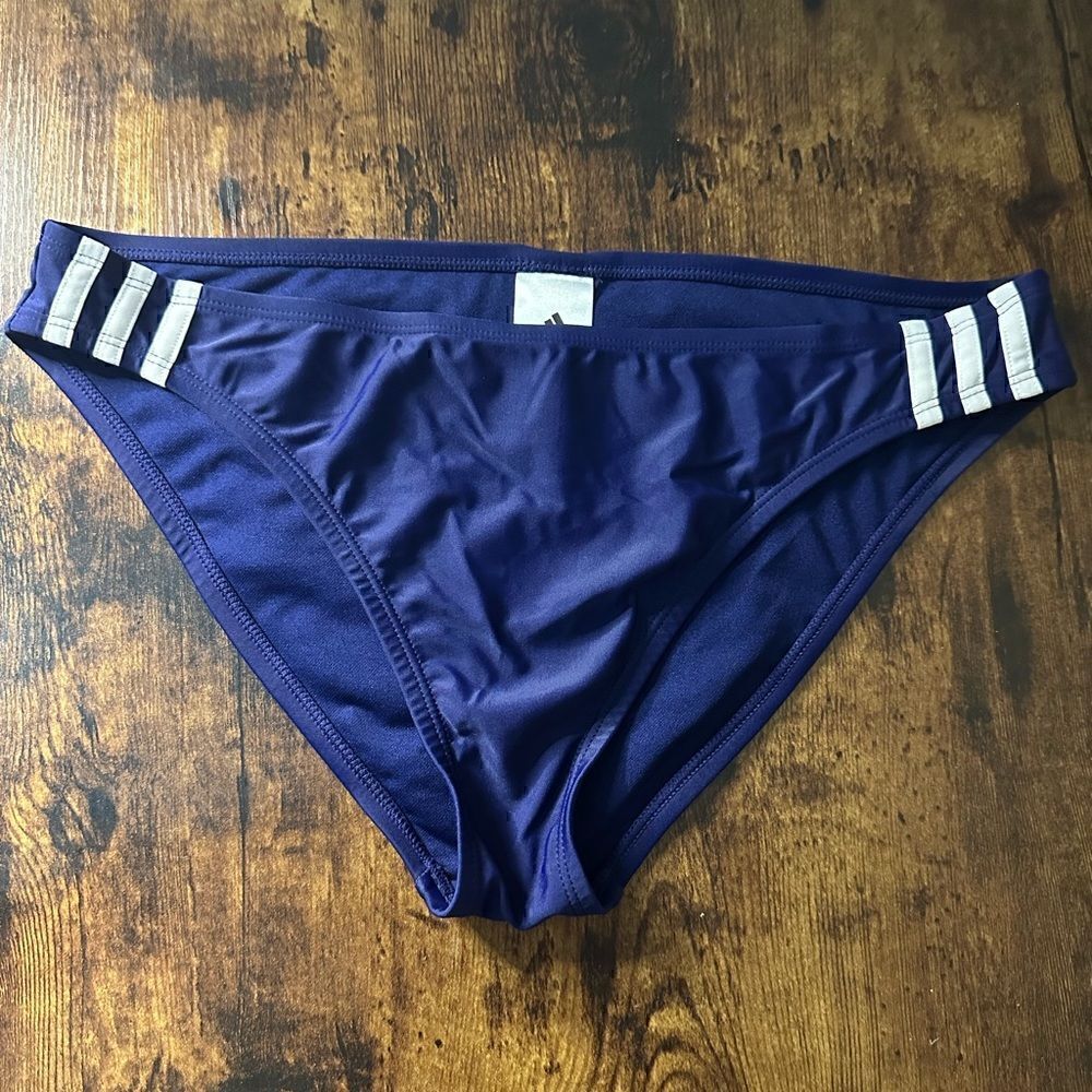 Adidas Navy Blue Bikini Bottom Size L